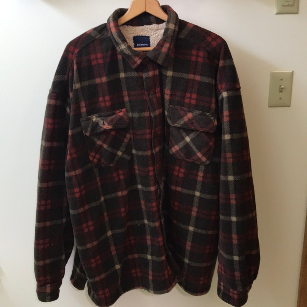Basic editions flannel jacket